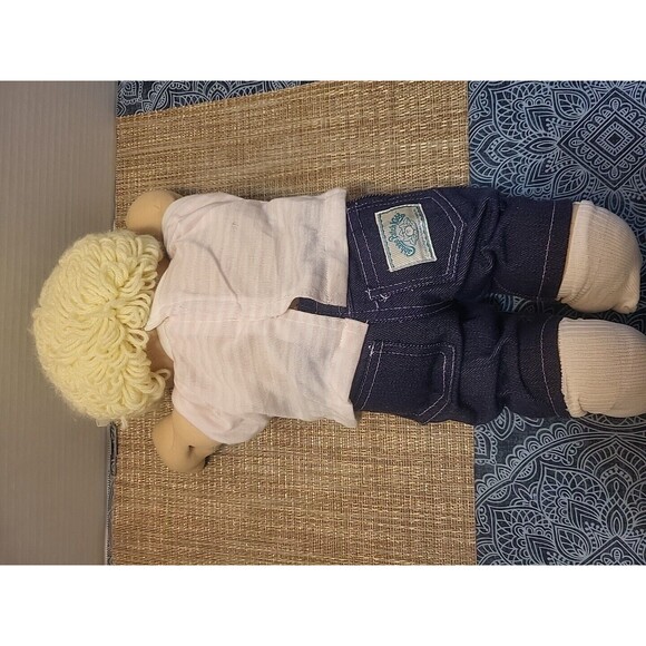 1985 Cabbage Patch Kid/16”/Blond Hair/Blue Eyes/Blue Signature/OAA,Inc/1978,1982 - Picture 12 of 14